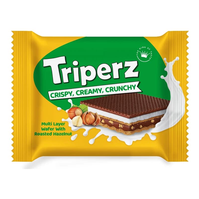 Tripers Milch-Haselnuss-Waffel mit